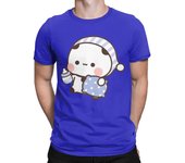 Men Bubu Panda Going To Sleep With Dudu Bear T Shirts 100% Cotton Clothes Crazy Short Sleeve Crewneck Tees Size T-Shirt 71813