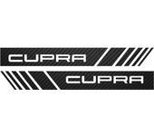 2PCS Car Rearview Mirror Stickers Vinyl Film Decals For Seat Cupra Ateca Born Formentor Leon ABT VZ Cup Racing E-Racer R TCR VZ5