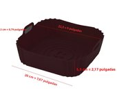 22cm Reusable Airfryer Pan Liner Accessories Silicone Air Fryers Oven Baking Tray Pizza Fried Chicken Airfryer Silicone Basket