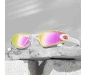 Gafas de Natation con Espejo de Liberación rápida, Gafas de Natation antivaho profesionales para helbres y Mujeres