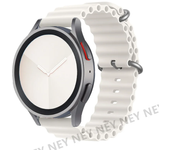20mm 22mm Silicone Ocean Band for Samsung Galaxy Watch6/4/5/5Pro/Active 2 / Huawei Watch GTR Bracelets for Amazfit bip/GTS Strap