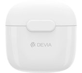 Devia Auriculares bluetooth blancos tipo AirPods 5 horas de autonomía musical