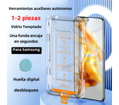 1-2Pcs Screen Protector For Samsung Galaxy S24 Ultra S23 S22 S21 Plus Tempered Glass Fingerprint Dust Free Lnstallation Easy