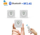 Bluetooth Smart Curtain Switch Remote Control Timer Circuit Breaker EasyLink Compatible With Google/Alexa