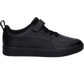 ZAPATILLAS SIN CORDONES NIÑO PUMA RICKIE VELCRO NEGRO