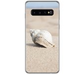 Tumundosmartphone FUNDA de GEL TPU para Samsung Galaxy S10 Plus diseño Concha Dibujos