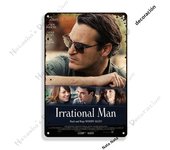 Woody Allen Movie Director Metal Plate Rusty Metal Signs Decorative Plate Metal Plaque Wall Tin Sign Man Cave Club Wall Decor