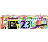 ROTULADOR STABILO BOSS FLUORESCENTE 70 ESTUCHE 23 COLORES SURTIDOS - PEANA DE 23 COLORES