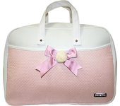 Bolso de hospital para pañales bebe de ecopiel, maleta de maternidad bebe, bolso hospital de ecopiel Babystar (17 x 44'5 x 31'5 cm) colección Sevilla