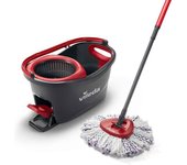 Mopa Fregona con Cubo Vileda 167751 Negro Rojo Microfibra Plástico