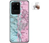 Tumundosmartphone Funda Gel Tpu para Samsung Galaxy S20 Ultra diseño Mármol 08 Dibujos