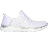 Skechers 150123 Zapatillas deportivas Slip-ins: Summits - Diamond Dream para mujer en blanco en textil
