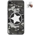Tumundosmartphone Funda Gel Tpu para Alcatel 1V 2019 diseño Camuflaje 02 Dibujos
