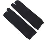 3 Pairs Japanese Men And Women Summer Fiber Two Finger Socks Black Kimono Flip Flop Sandal Split  White Tabi Toe