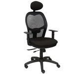 Silla de Oficina con Cabecero Jorquera  Piqueras y Crespo I840CTK Negro