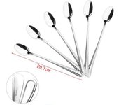 Maxia Market - Cubiertos accesorios para cocina, cuchillo para carne, fruta, de mesa, pescado, cuchara de postre, sopa, tenedor, espatula para tarta, acero inoxidable INOX - Colección ELEGANCE