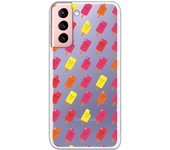Funda compatible con Samsung Galaxy S21 - S30 (4G/5G) - Patron helados