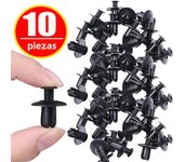 8mm Hole Door Rivet Plastic Clip 10-100pcs Fasteners Black Cars Lined Cover Barbs Rivet Auto Fasteners Retainer Push Pin Clips