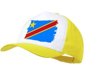 MERCHANDMANIA GORRA COLOR bandera república democrática del congo pais color cap