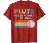 Pluto Never Forget 1930 - 2006 Vintage Funny Lover Gift T-Shirt T Shirt Fitted Printing Cotton Men Tops Shirt Birthday
