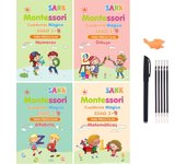 Free Wiping Spanish Magic Copybook Pen Preschools Kids Calligraphy Children Reusable Español Writing Practice Book Age 3-8