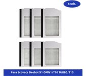 Original for Ecovacs Deebot X1 OMNI T10 TURBO/ T10 Vacuum Cleaner Robot Filter Side Brush Sweeping Cloth Spare Parts Dust Box