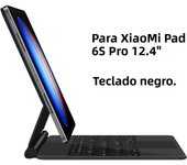 Magic Keyboard Folio For Xiaomi Pad 6S Pro 12.4" MI Pad 6S Pro 2024 Case Portuguese Spanish French Korean Arabic Smart Keyboard