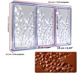 Chocolate Mold Polycarbonate Sphere Diamond Chocolate Bonbons Candy Bar Bakery Confectionery Baking Pastry Tools