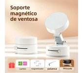 More Portable Vacuum Magnetic Mobile Phone Bracket Adjustable Double-Sided Suction Cup Holder Lazy Stand For All Smartphone