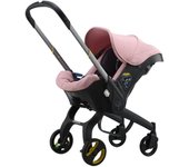 YAZOCO - Cochecito de bebé 4 en 1, carrito multifuncional de paisaje alto, puede sentarse, ligero, reclinable, plegable