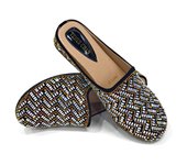 Venus Chan-Flat INS Style Luxury Designer Elegant Party Slippers Anti-Slip Comfortable and Casual Wedding Half Shoes