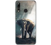 Tumundosmartphone Funda Gel Tpu para Huawei P Smart Plus 2019 diseño Elefante Dibujos