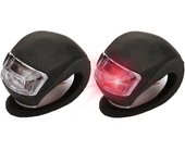 Bike Light Set Silicone Waterproof Bicycle Head Front Lamp and Taillight Flashlight for Bike Warning Lights Cycling Accessories