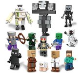 Minecraft bloque juguetes 13 unids/set figures Ladrillo Juego bloques de construcción Niños juguetes sm522