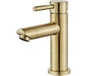 Grifo para lavabo 8500A - Grifo para baño - Grifo para inodoro - Grifo monomando - Oro cepillado