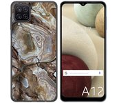 Tumundosmartphone Funda Gel Tpu para Samsung Galaxy A12 / M12 diseño Mármol 14 Dibujos