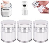3PCS 15G 30G 50G 100G Cream Jar Vacuum Bottle Refillable Travel Containers for Toiletries Airless Pump Bottles for Lotion Creams