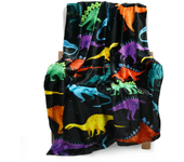 Dinosaur Blanket for Boys Jurassic Dino World Park Soft Flannel Throw Blanket Dinosaur Room Decor for Boys Gifts for Sofa Bed