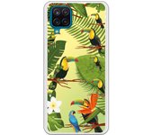 Funda compatible con Samsung Galaxy A12 4G/ 5G - M12 4G - Tucanes fondo Verde