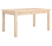 vidaXL Mesa de centro de madera maciza de pino 80x50x40 cm Natural, Blanco, Gris Mesita de Salón o Comedor o Auxiliar Mesa de Café Meuble Salón
