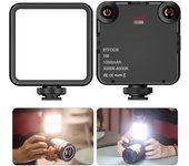 LED Clip Video Light Portable Photography On-Camera 3000K-6000K Bi-Color Lighting Cold Shoe For DSLR Camera Camcorder Gopro Vlog
