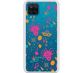 Funda compatible con Samsung Galaxy A12 4G/ 5G - M12 4G - Carnaval Pattern 1