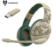 NUBWO G08 Dual Wireless Gaming Headset with Microphone for PS5, PS4, PC, Mobile, Tablet: 2.4Ghz Wireless Gaming Headphone