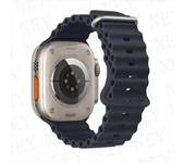 Ocean silicone strap for Apple Watch Ultra2 49mm 45mm 40mm 44mm 41mm sport bracelet for apple watch bands serie 9 8 7 6 5 4 3 SE