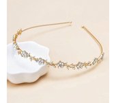 Flower rhinestone headband headdress hair lady