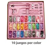 New 80/150/240/360Sets T5 12MM  Plastic Snap Button Fastener + Snaps Pliers Sewing Tool Kit Press Machine For Baby Kids Clothes