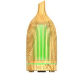 Nuevo humidificador de grano de madera de 200 ml, máquina de aromaterapia, humidificador ultrasónico para dormitorio y oficina, máquina de aceites esenciales