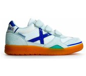 Zapatillas de Niño Munich Gresca Blanco - Aptas para Pistas Lisas y Secas