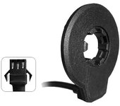 Bicicleta eléctrica Sensor de Potencia Magnética PAS Pedal Assist Sensor F-12L 12 Imanes Dual Hall Sensores Conn