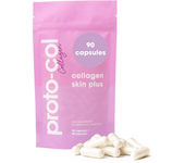 Proto-col Skin Plus Colágeno VERISOL® con ácido Hialurónico, Zinc y Vitaminas A, C, E y D - 90 Cápsulas
